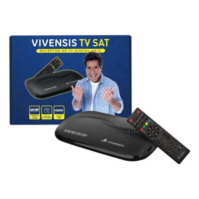 Receptor Digital Full Hd Via Satélite Bivolt Vivensis Vx10